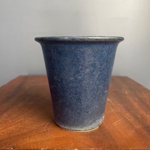 Vaso Per Bonsai Giapponese Morrisan Rotondo In Gres Smaltato Blu