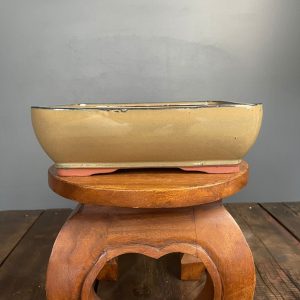 Vaso Rettangolare Verde/Marrone