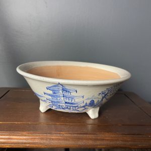 Vaso Smaltato "Giapponese Blu"