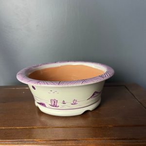 Vaso Smaltato "Mare Viola"