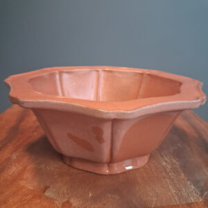 Vaso Rotondo (Forma A Fior Di Loto) In Gres