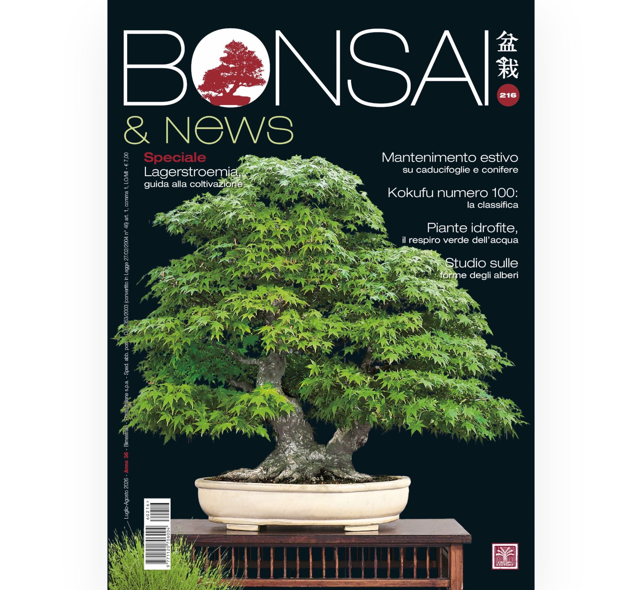 Bonsai & News 216 Luglio-Agosto 2026